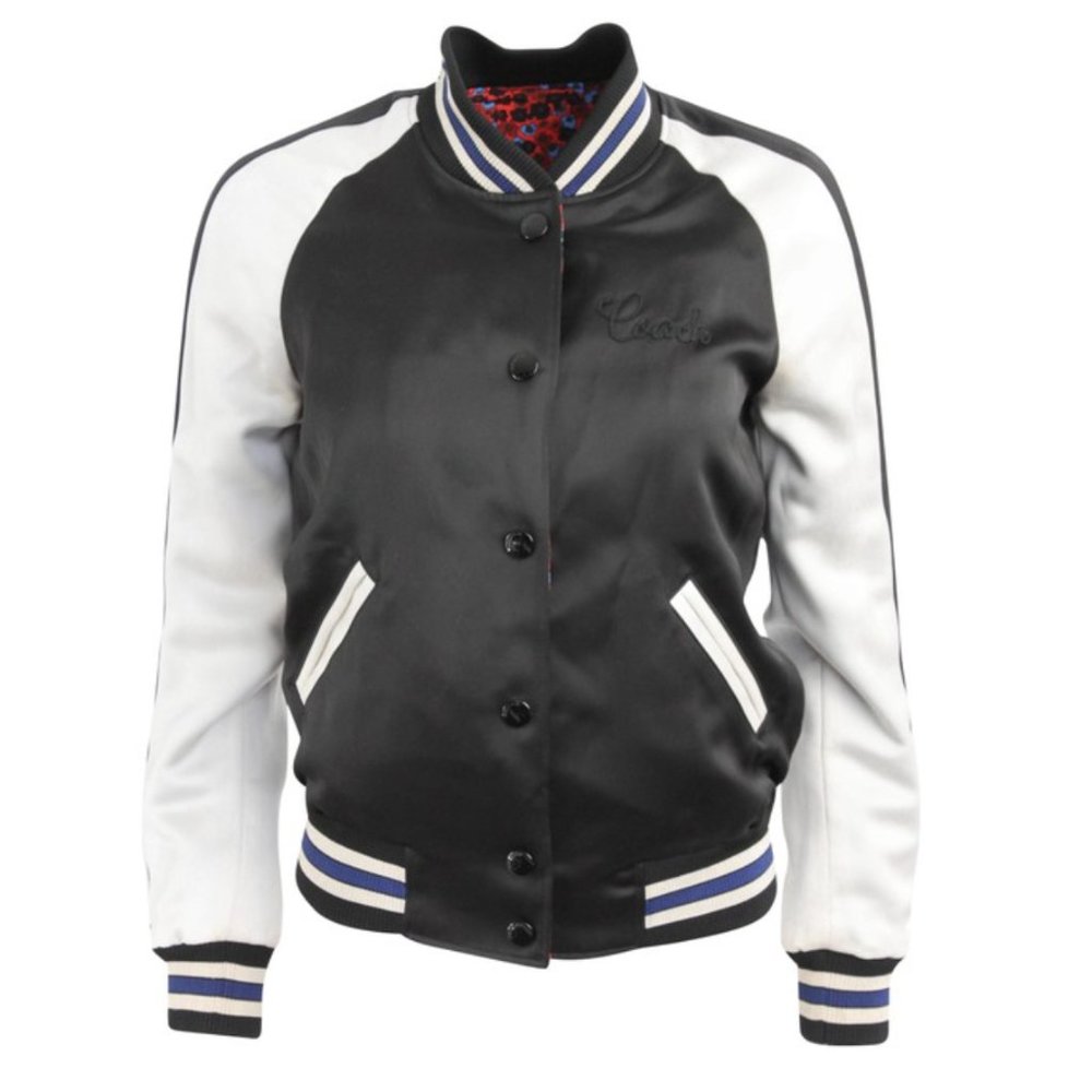 COACH 1941 REVERSIBLE MULTICOLOR BOMBER JACKET